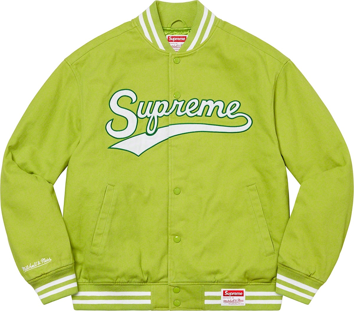 Supreme®/Mitchell & Ness® Doughboy Twill Varsity Jacket view 18